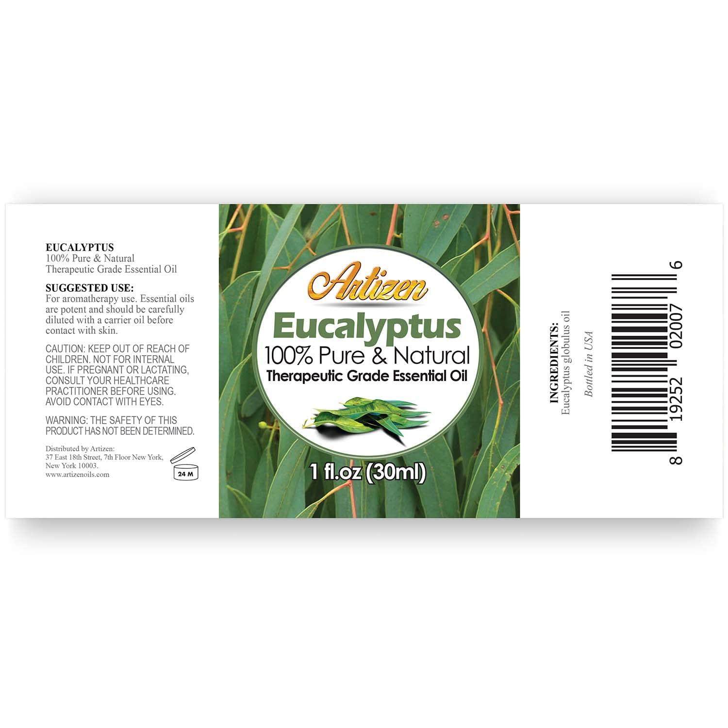 Artizen 30ml Oils - Eucalyptus Essential Oil - 1 Fluid Ounce