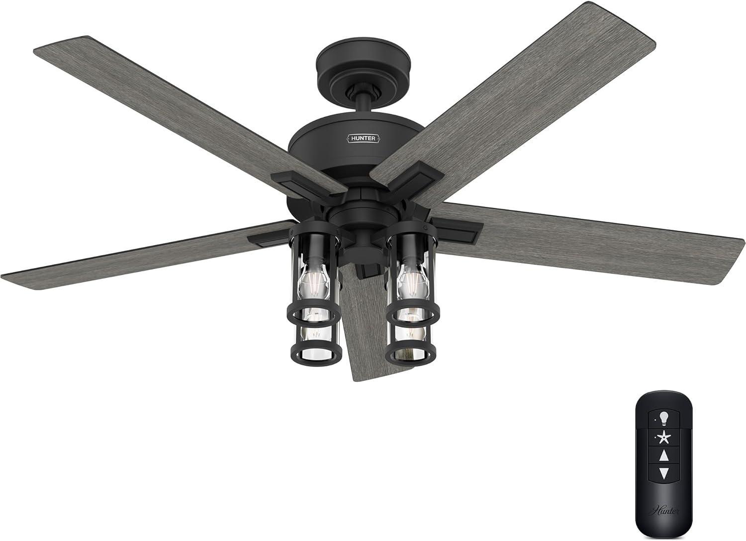 Hunter Fan Hunter 52 inch Astwood II Ceiling Fan with Lights and Remote