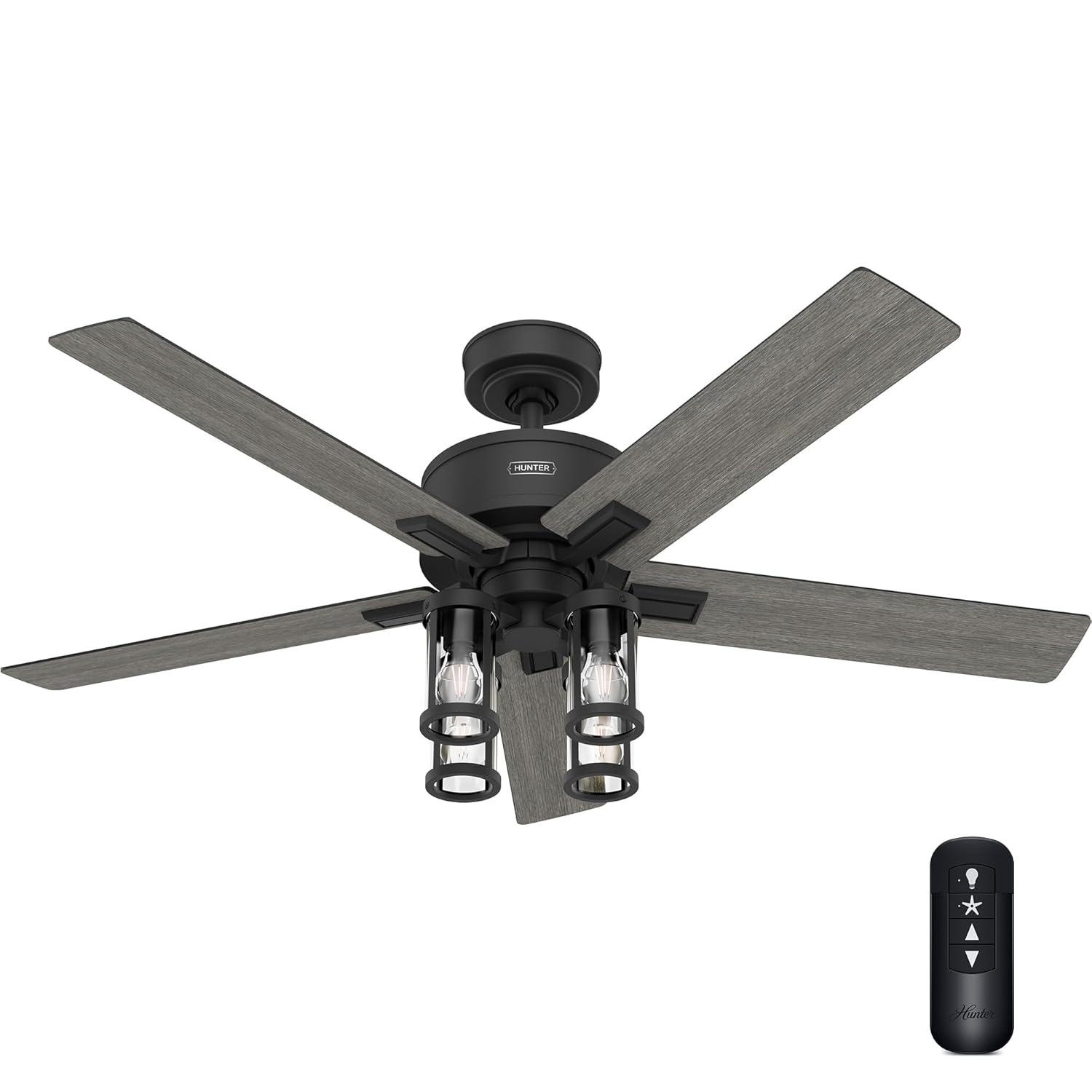 Hunter Fan Hunter 52 inch Astwood II Ceiling Fan with Lights and Remote