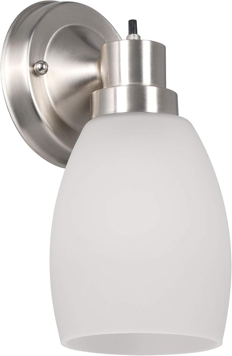 Design House  Lydia Wall Light in Satin Nickel