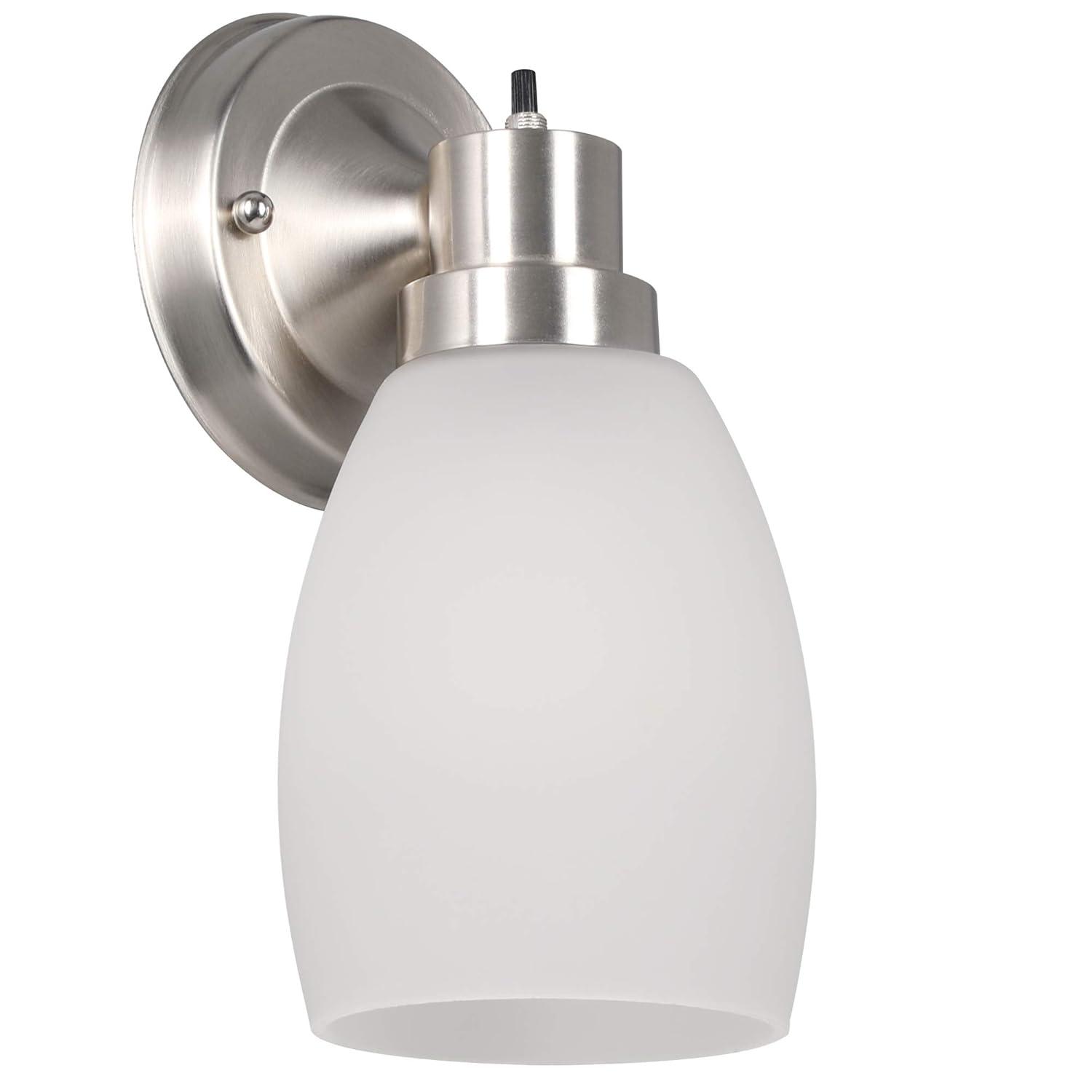 Design House  Lydia Wall Light in Satin Nickel
