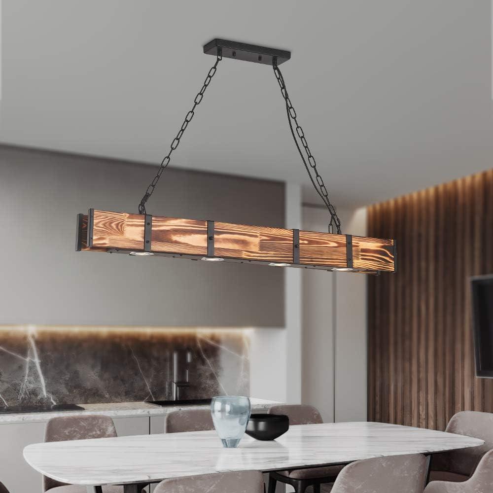 Maxax 4 - Light Kitchen Island Linear LED Pendant - - L03-4