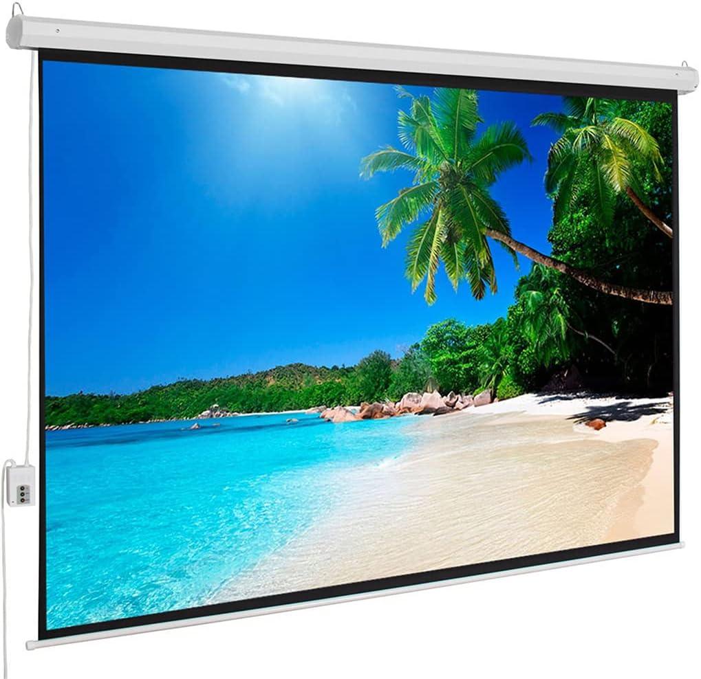 Zimtown 4:3 Electric Projector, 100"