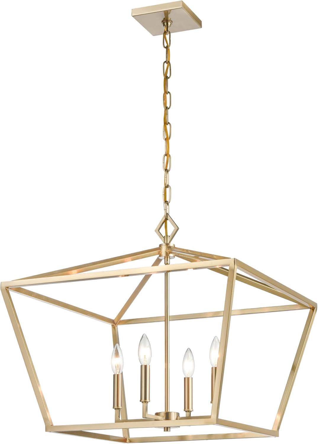 Millennium Lighting 4 - Light Pendant in  Modern Gold