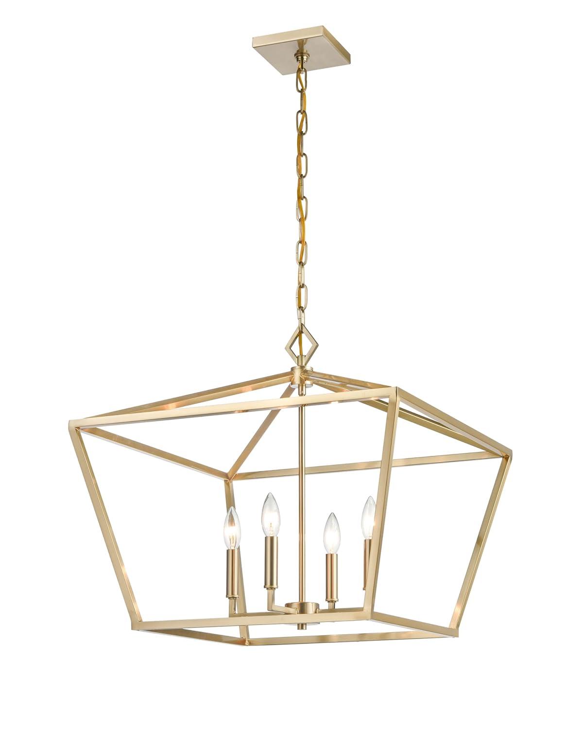 Millennium Lighting 4 - Light Pendant in  Modern Gold