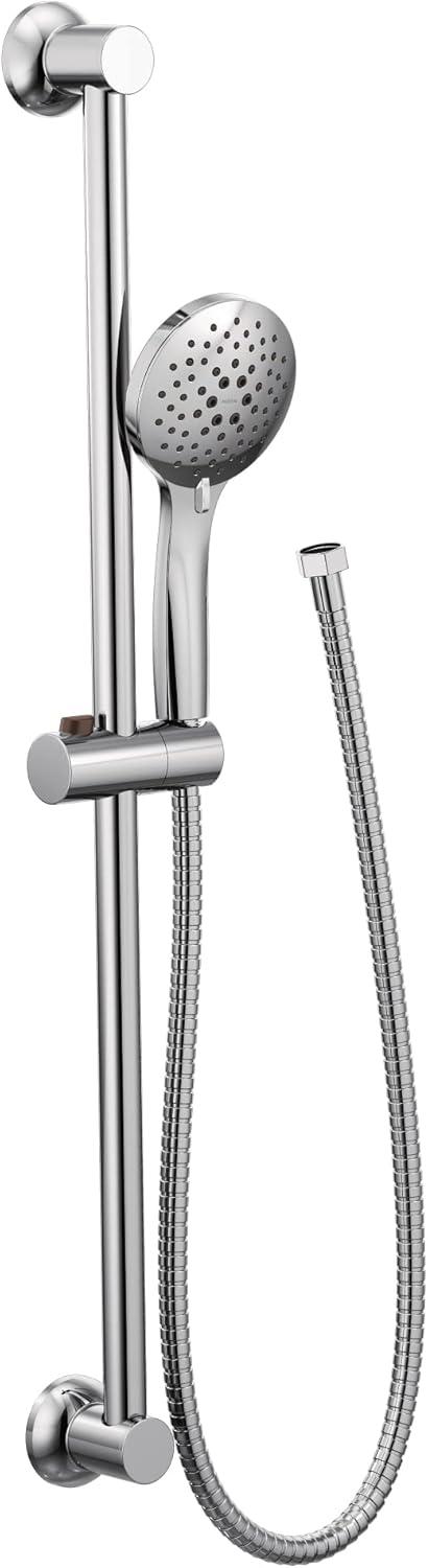 Moen Eco-Performance 5-Function Handheld Shower with 30-Inch Slide Bar and 69-Inch Hose