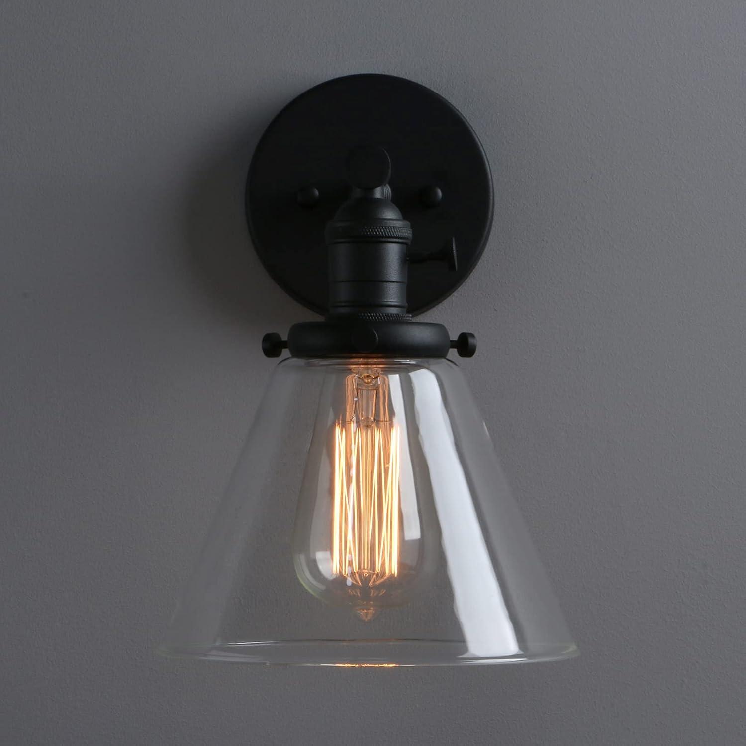 Arti 7.75-in Swing Arm Single Light Wall Sconce with On/Off Switch