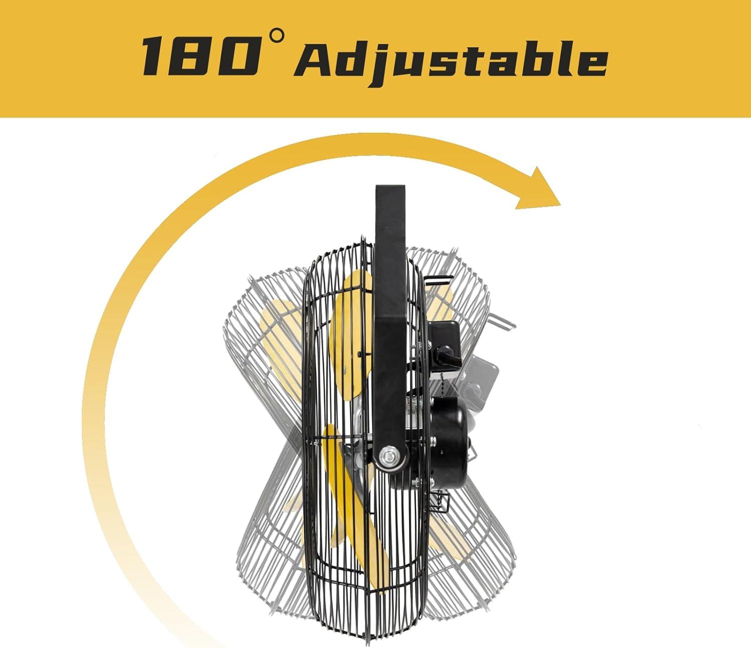 1.78 in. 4-Speeds Personal Fan in White, 10000mAh Portable Neck Fan, Rechargeable, 360° All Around Cooling