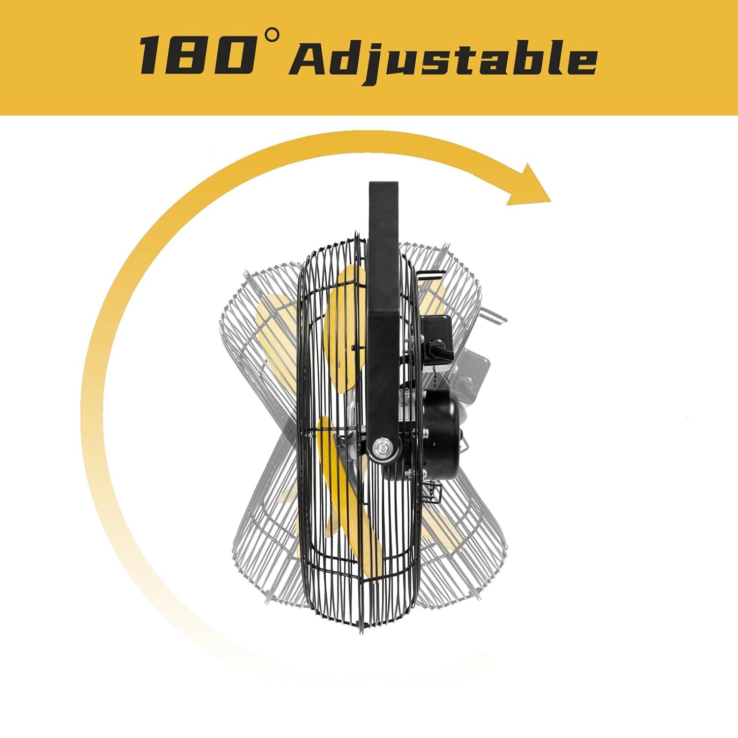 1.78 in. 4-Speeds Personal Fan in White, 10000mAh Portable Neck Fan, Rechargeable, 360° All Around Cooling