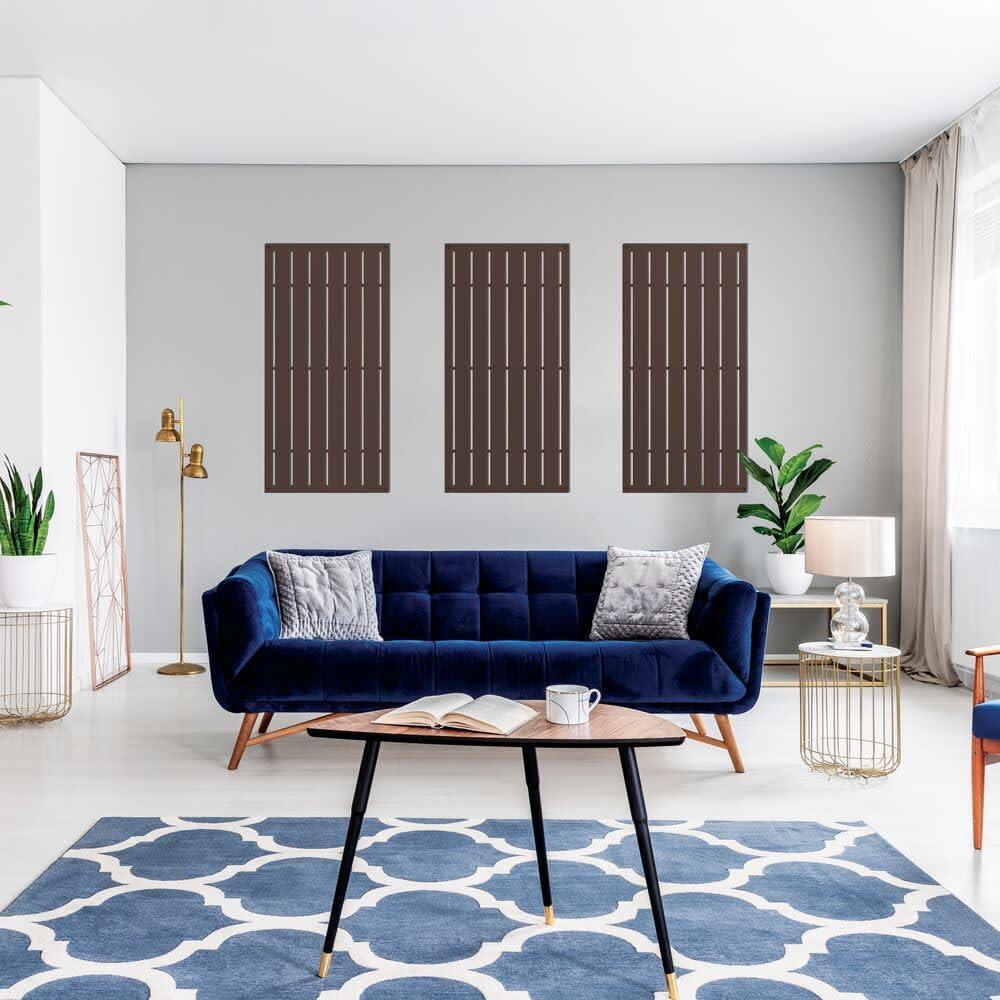 Barrette Outdoor Living 2 ft. x 4 ft.  Boardwalk Decorative Screen