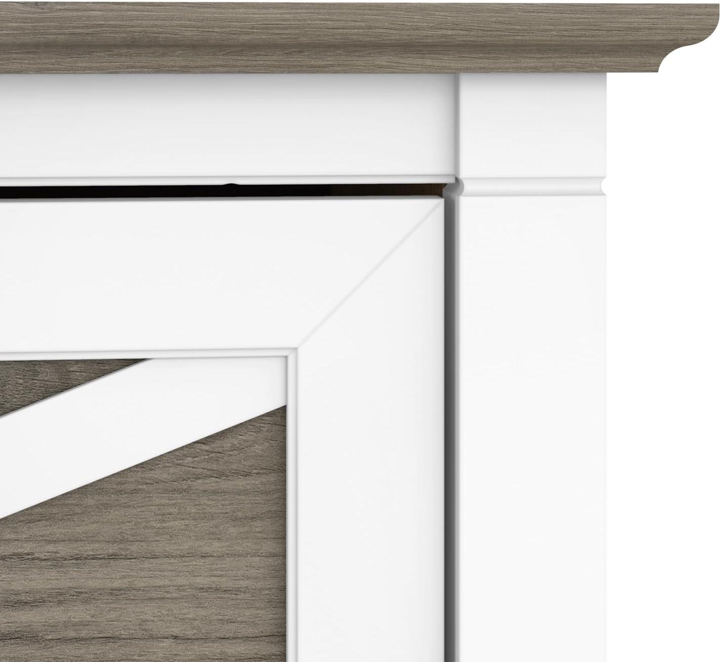 Gracie Oaks Lateral File Cabinet, Modern Farmhouse 2 Drawer File Cabinet For Home Office