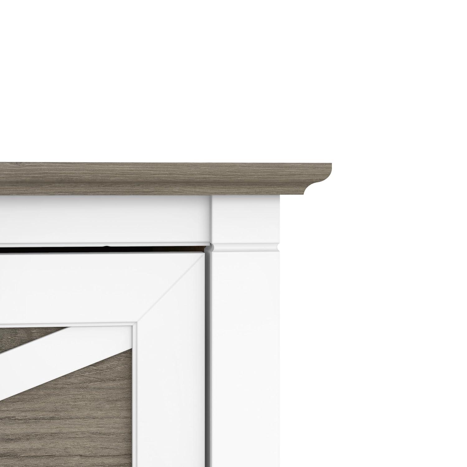 Gracie Oaks Lateral File Cabinet, Modern Farmhouse 2 Drawer File Cabinet For Home Office