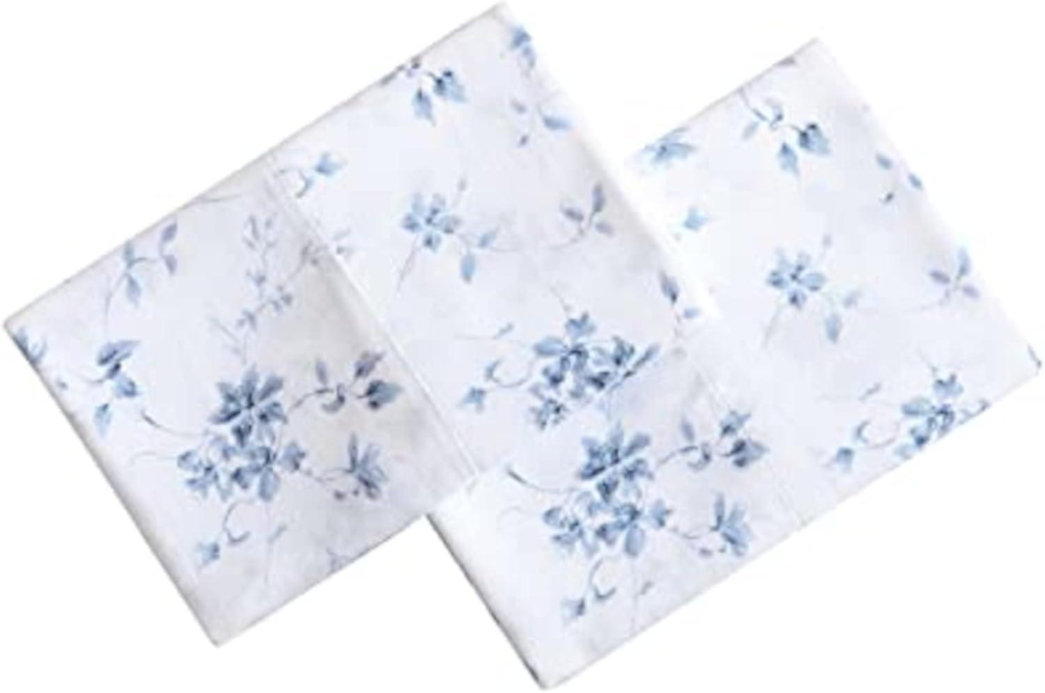 Laura Ashley Printed Cotton Sateen Pillowcase Set