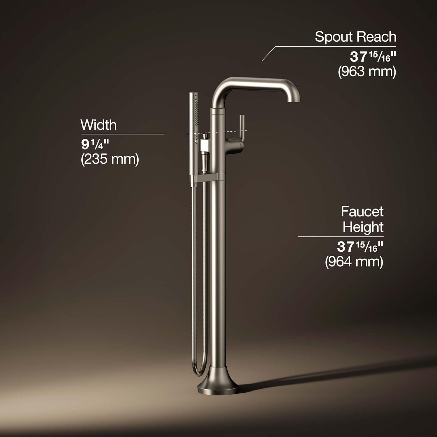 Tone Floor Mounted Clawfoot Tub Faucet