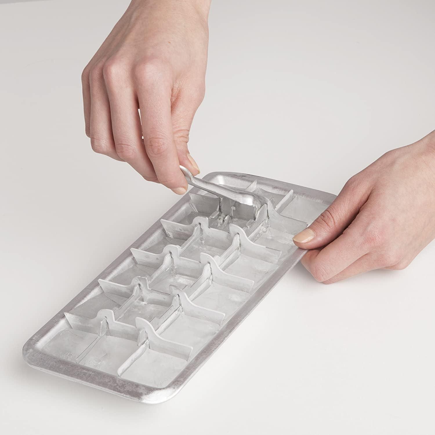 HIC Kitchen Vintage Ice Cube Tray, Aluminium