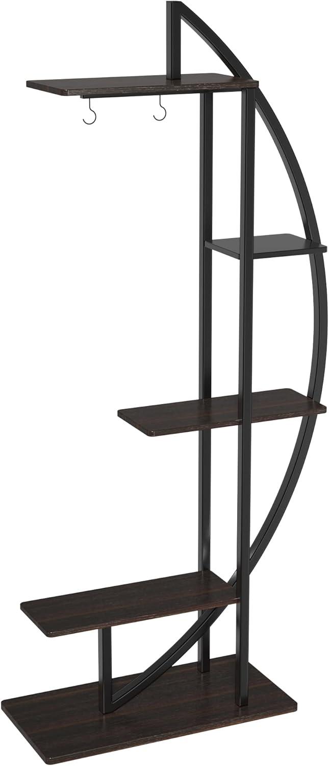 GDLF Tall Plant Stand Large Indoor Shelf  71" Metal Flower Rack  with hanging hook, more plant space