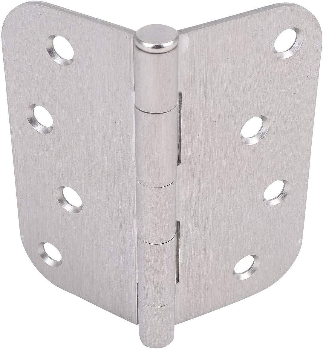 18-Pack Satin Nickel 4" x 4" Rounded Door Hinges