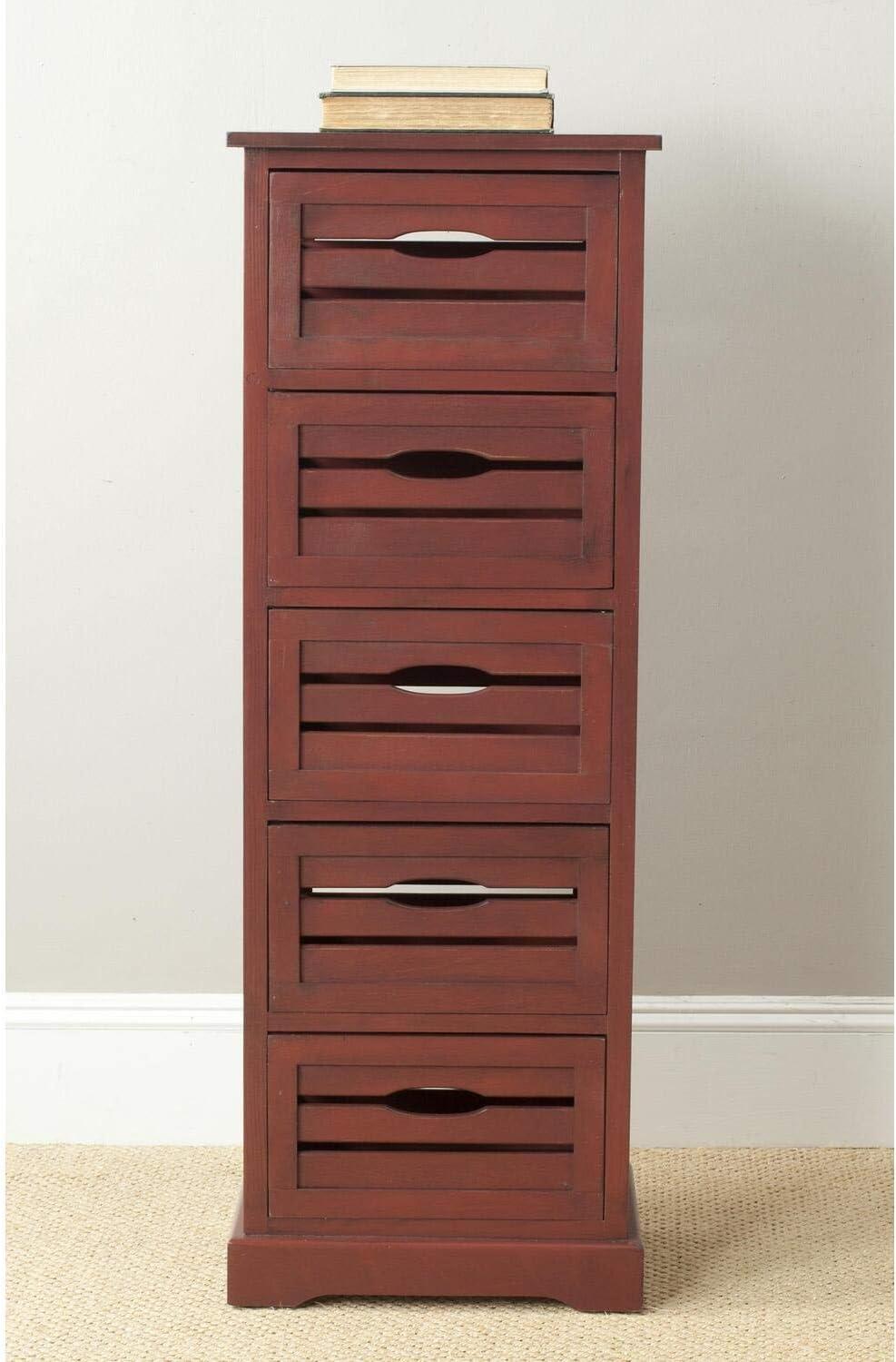 Sarina 5 Drawer Cabinet-Finish:Cherry