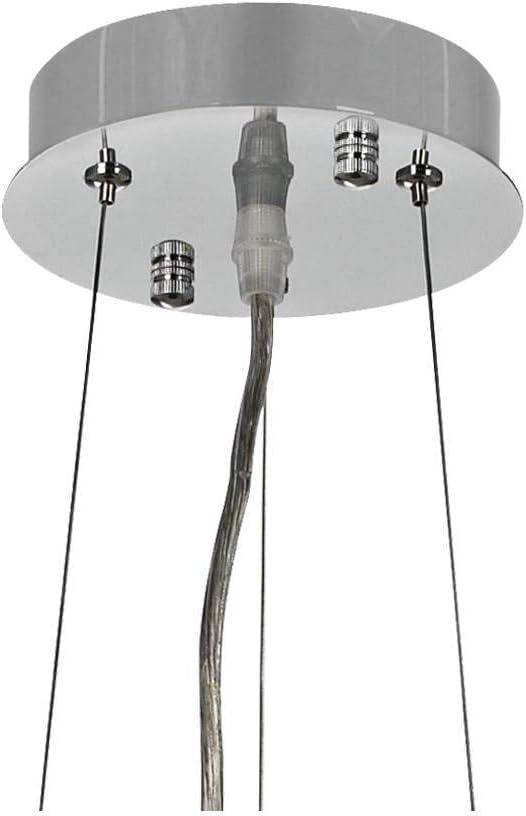 Jolie 20" Chrome Crystal Drum Shade Chandelier