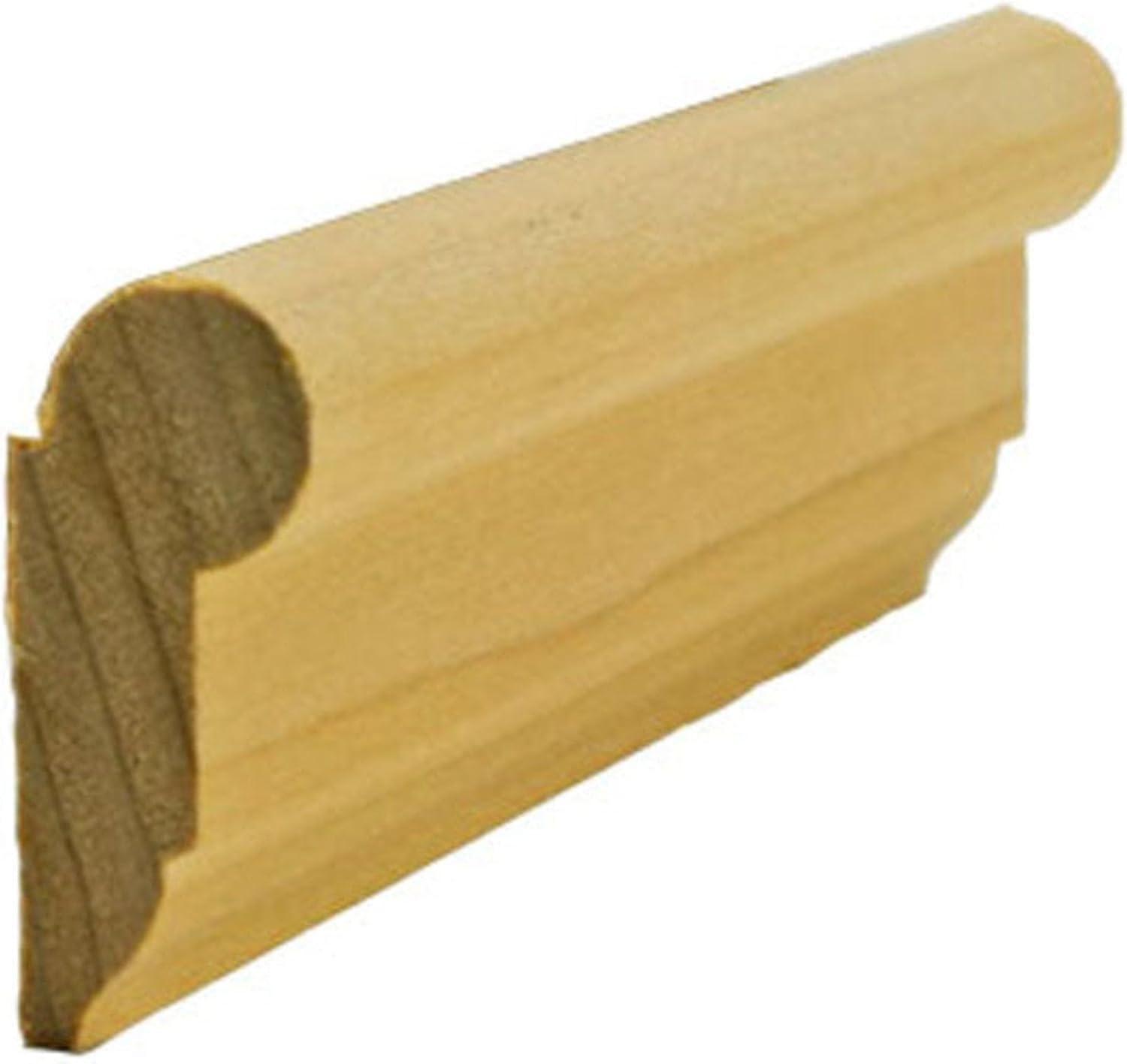 NewMouldings EWPC11 Picture Hanging Rail 1-5/8" Tall x 11/16" Moulding. Unfinished