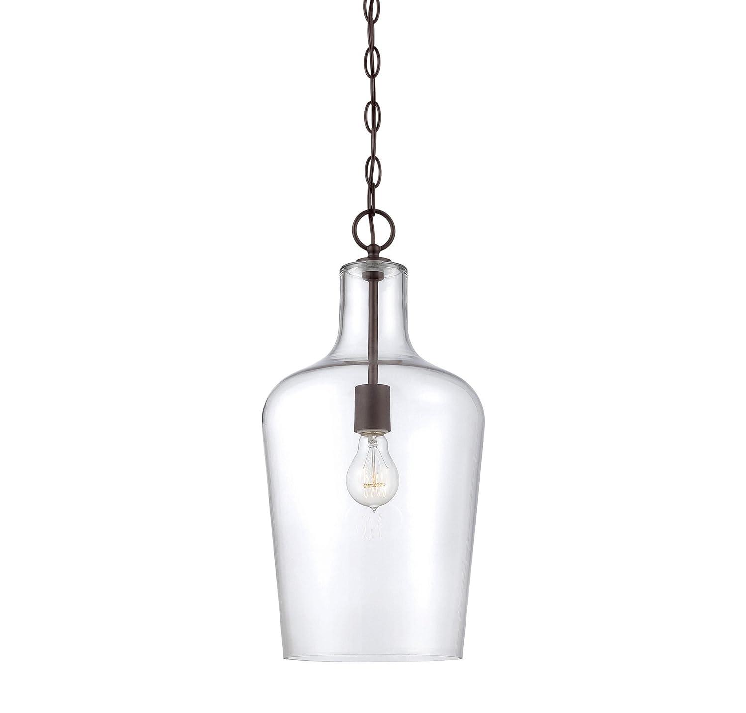 Savoy House Franklin 1 - Light Pendant in  English Bronze