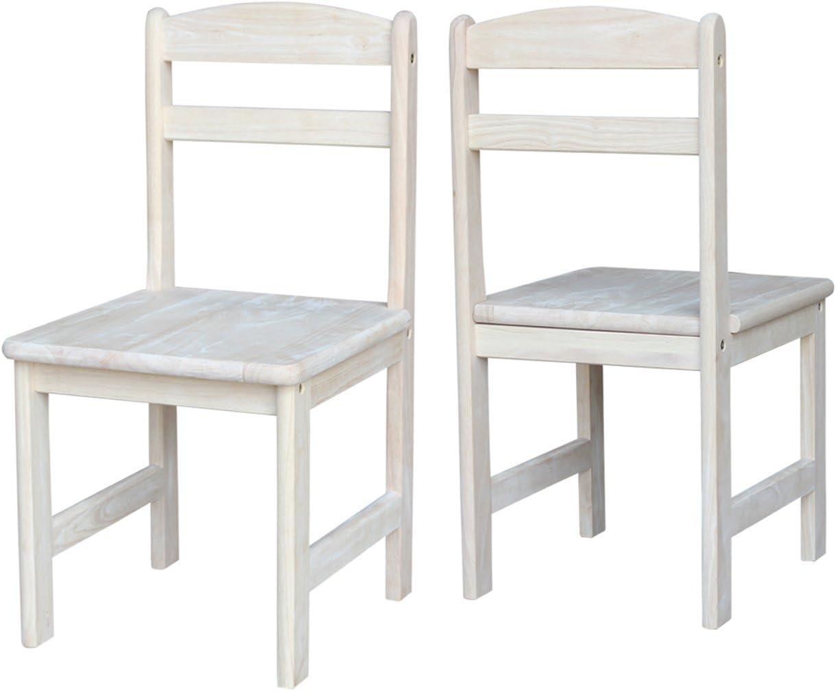 International Concepts Set of Two Juvenile Chairs