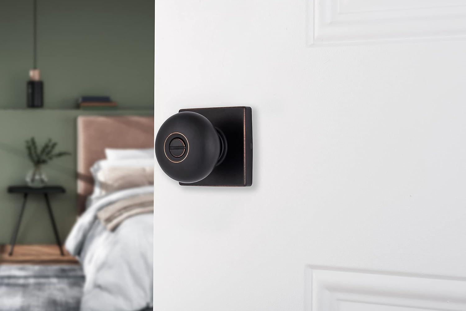 Brinks Mendocino Series Privacy Contemporary Ball Knob