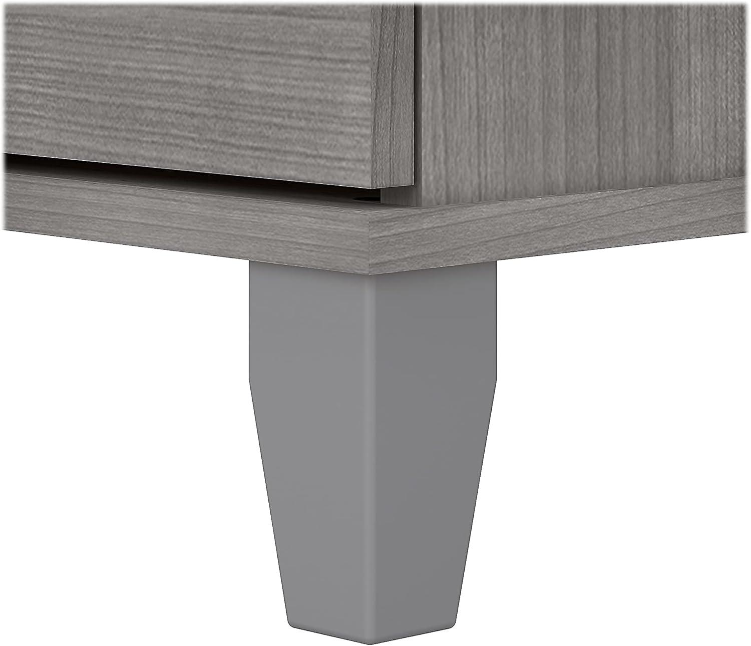 Bush Furniture Somerset Lateral File Cabinet, 2 Drawer, Platinum Gray