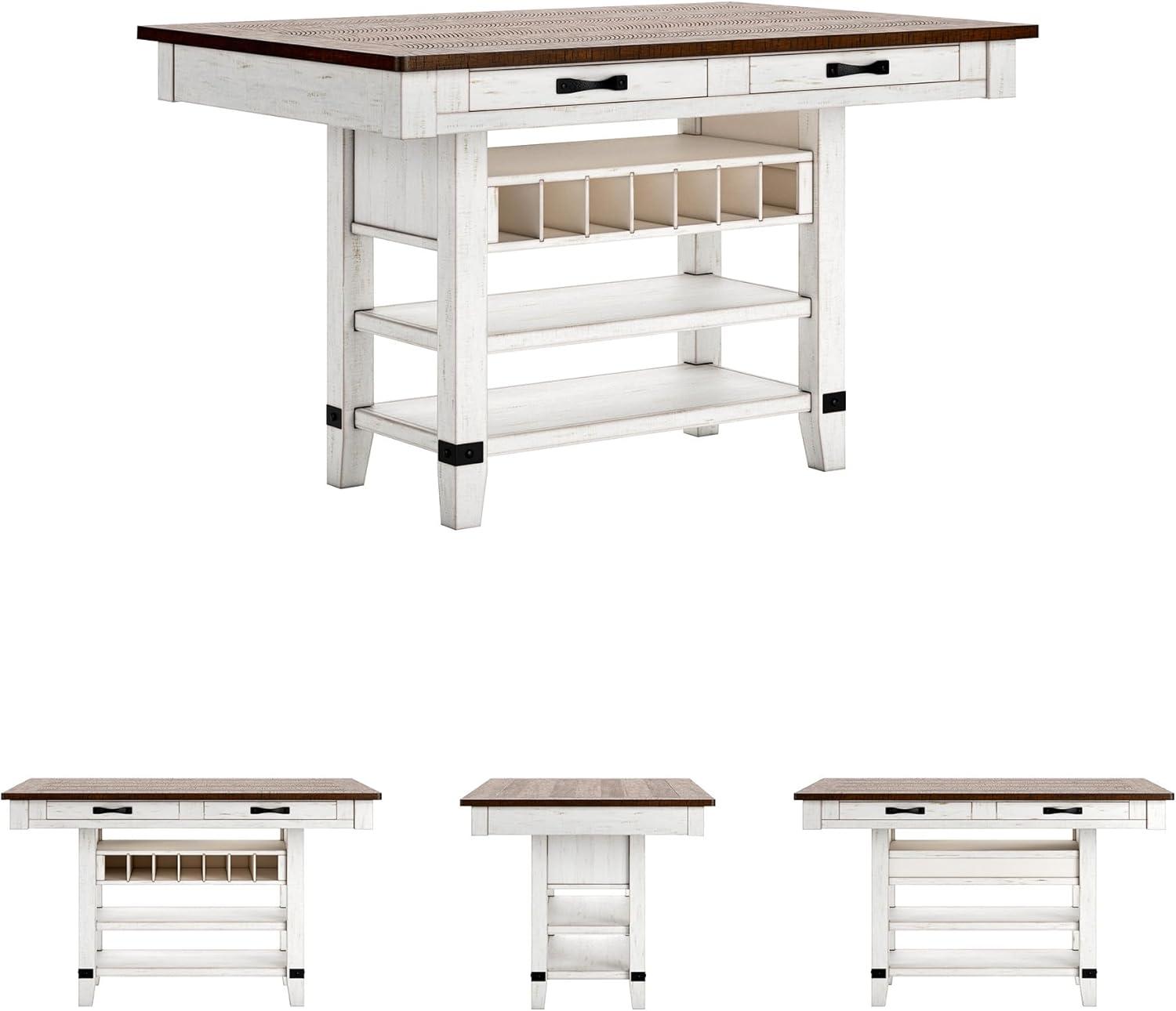 August Grove® Daiah Pine Dining Table