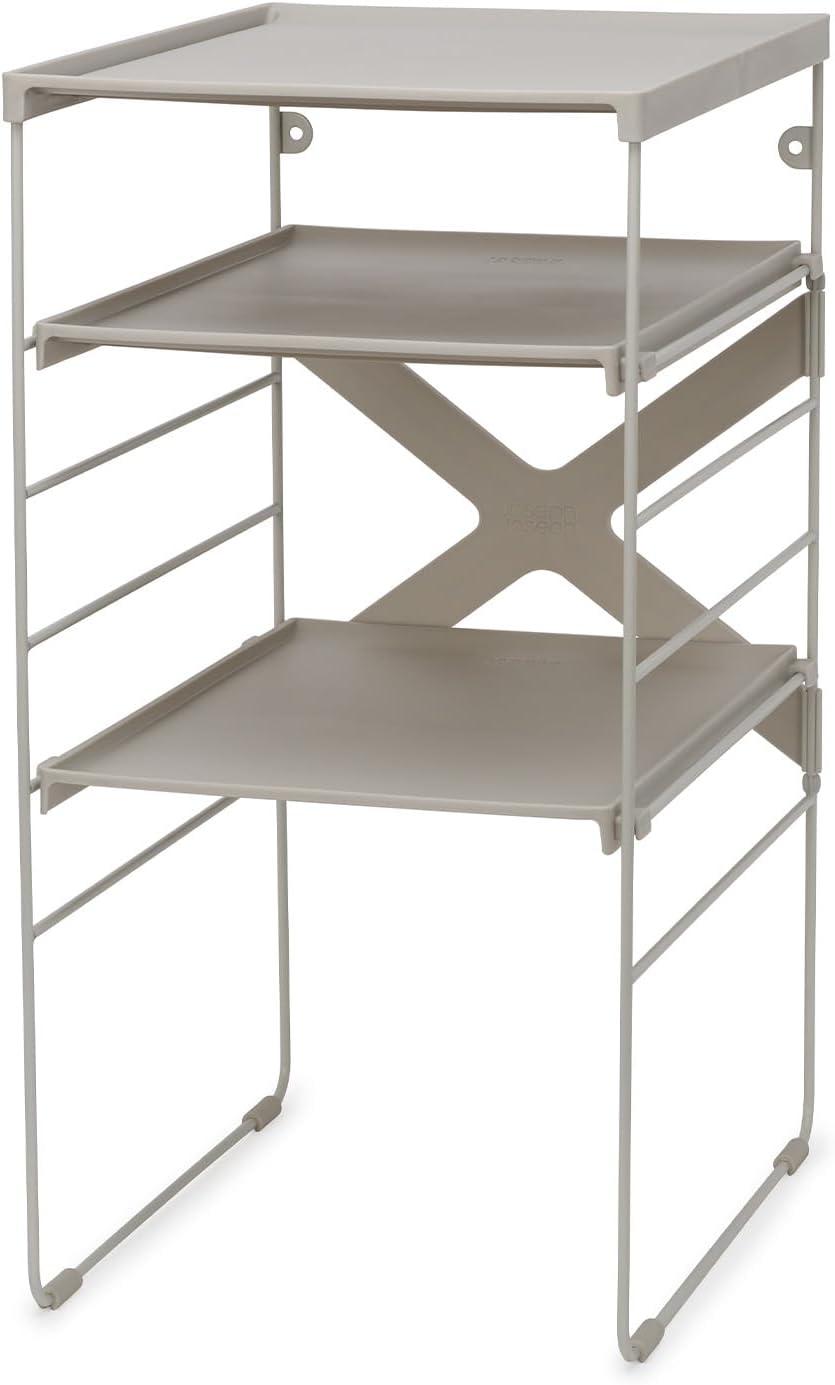 Adjustable Metal Stackable Shoe Rack for 4 Pairs