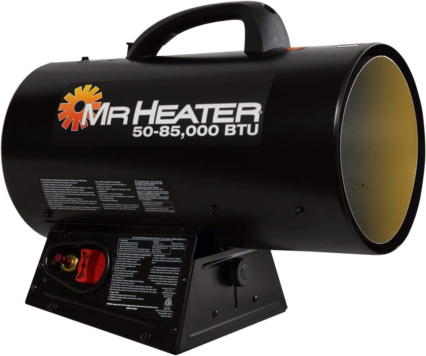 Mr. Heater F271380 50,000 - 85,000 BTU Forced Air Propane Heater