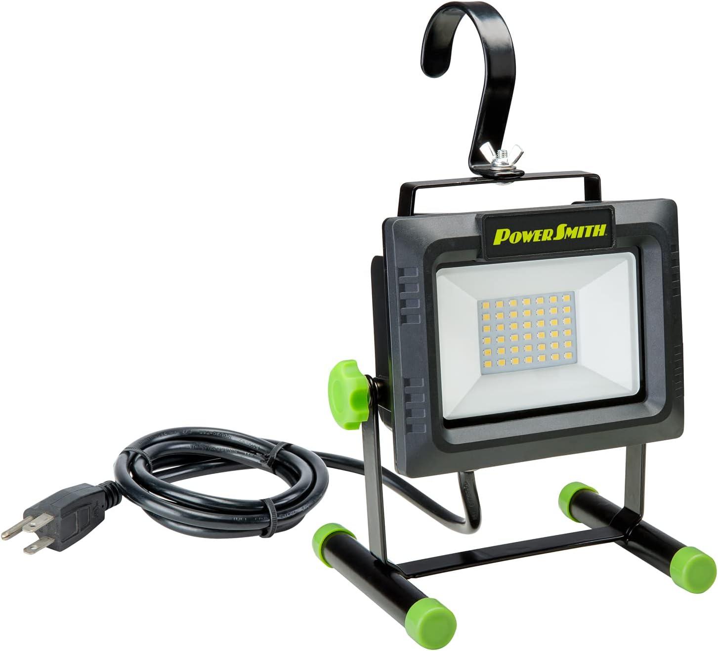 PowerSmith PowerSmith 4000 Lumen Portable LED Work Light with All Metal Stand and Sealed Switch for All Weather