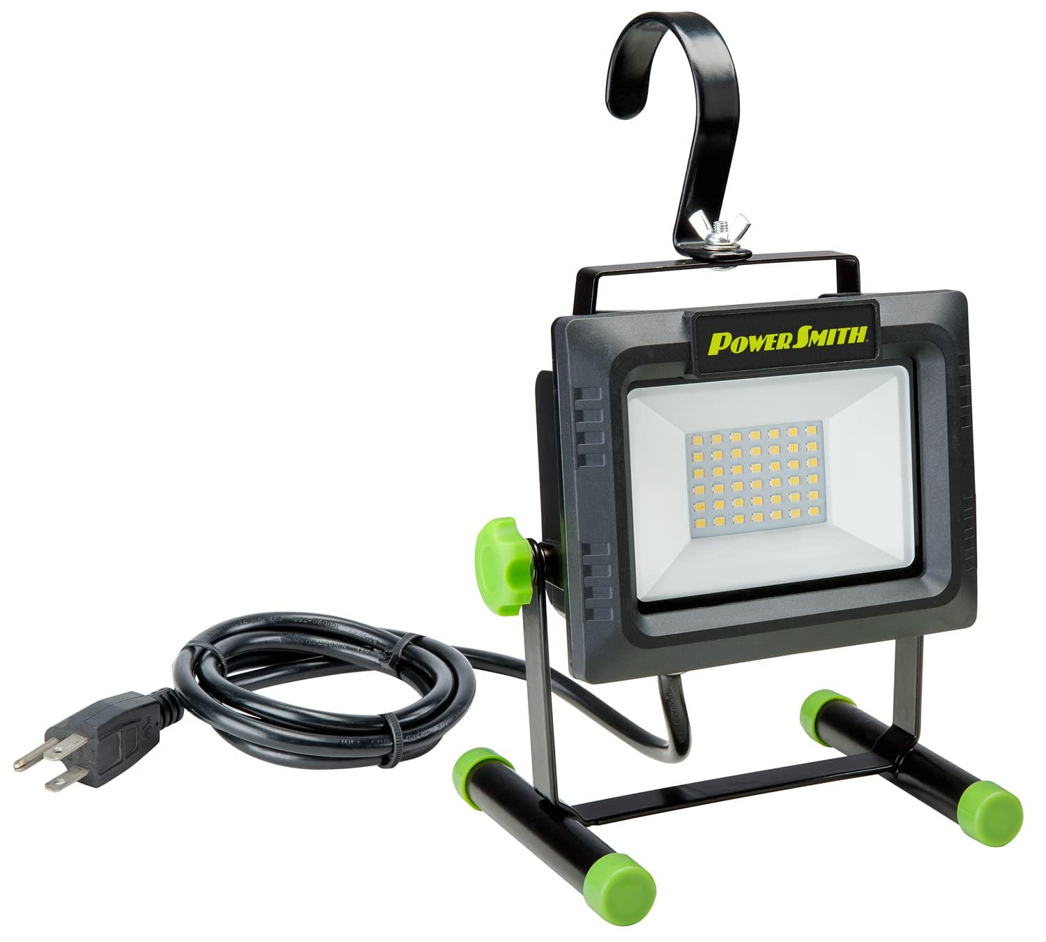 PowerSmith PowerSmith 4000 Lumen Portable LED Work Light with All Metal Stand and Sealed Switch for All Weather