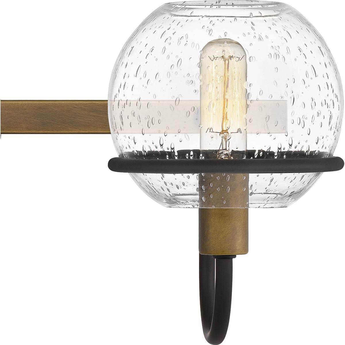 Phoenix Modern Lantern-Style Bath Light in Matte Black and Western Bronze