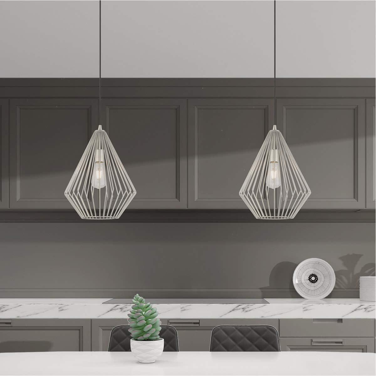 Livex Lighting Linz 1 - Light Pendant in  Brushed Nickel