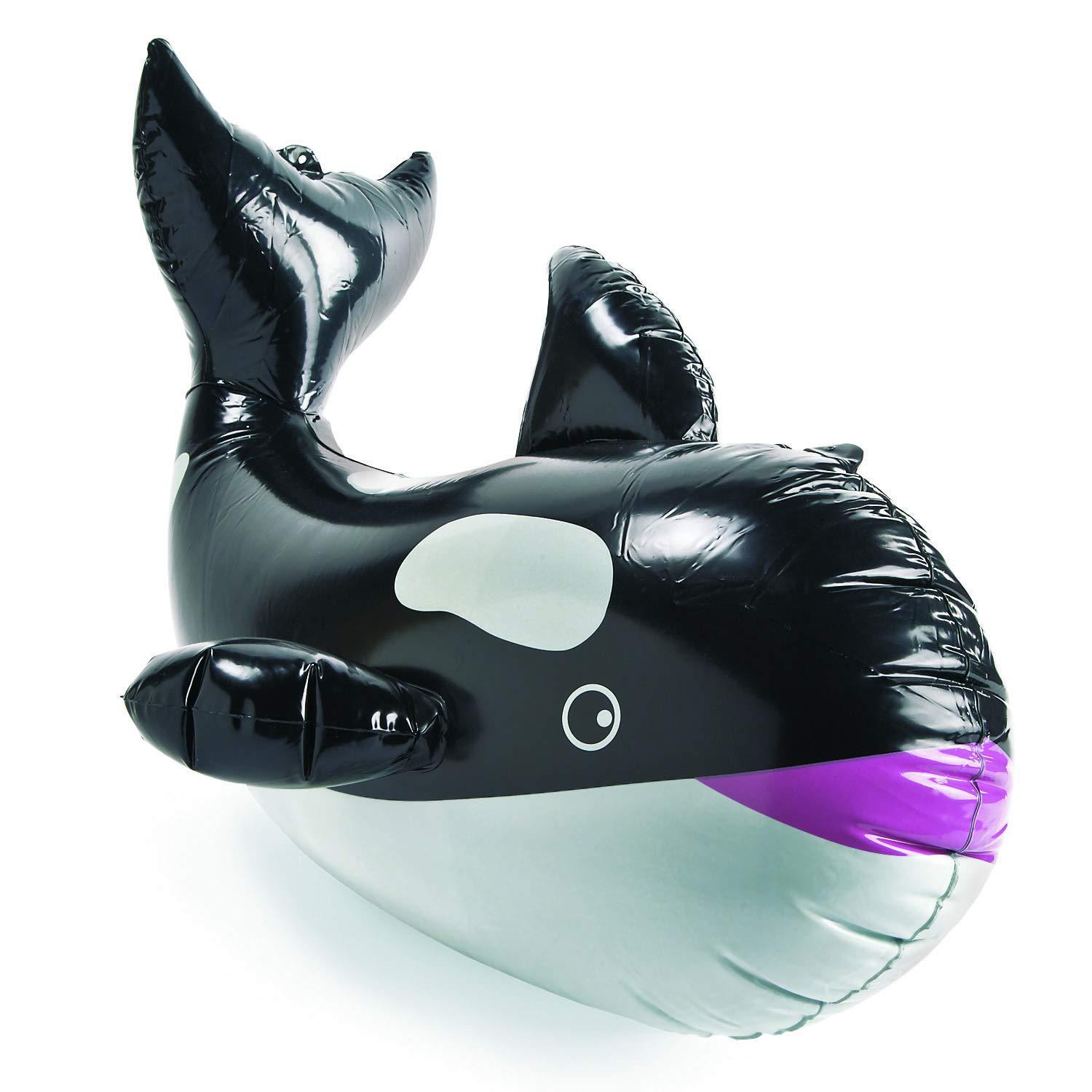 Fun Express Large Under The Sea Inflatables Party Favors and Decor, Includes a Whale, Dolphin, Octopus, Shark, Rainbow Fish, and Sea Horse - VBS Vacation Bible School Supplies/Decor 6 Pieces