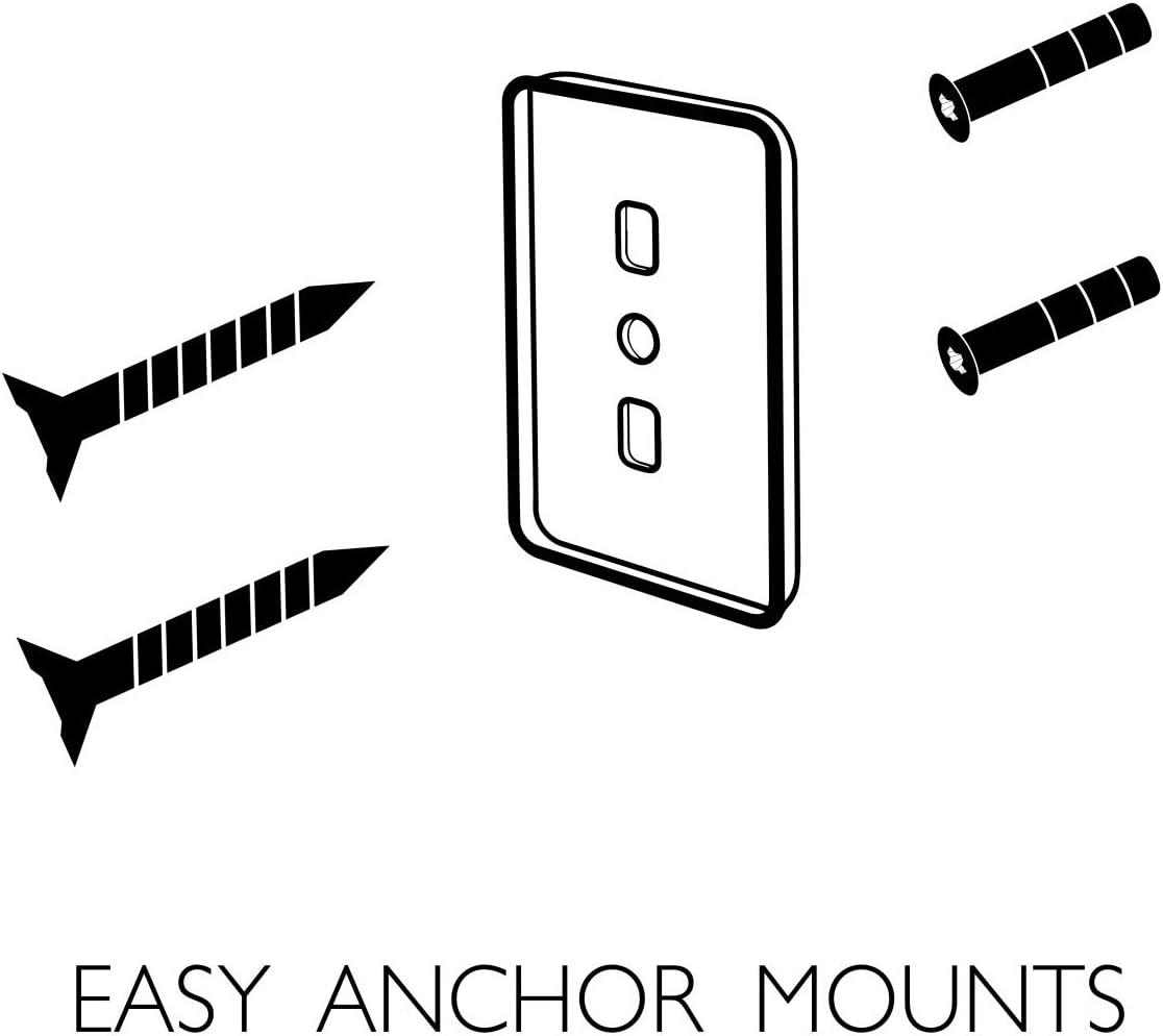 Design House Door Hinge 4-Inch, 5/8-inch Radius, 3-Pack (Set of 3)