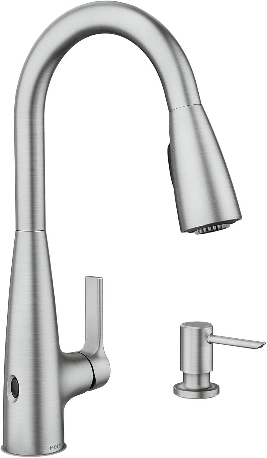 Haelyn Touchless Single-Handle Pull-Down Sprayer Kitchen Faucet with MotionSense Wave in Spot Resist Stainless