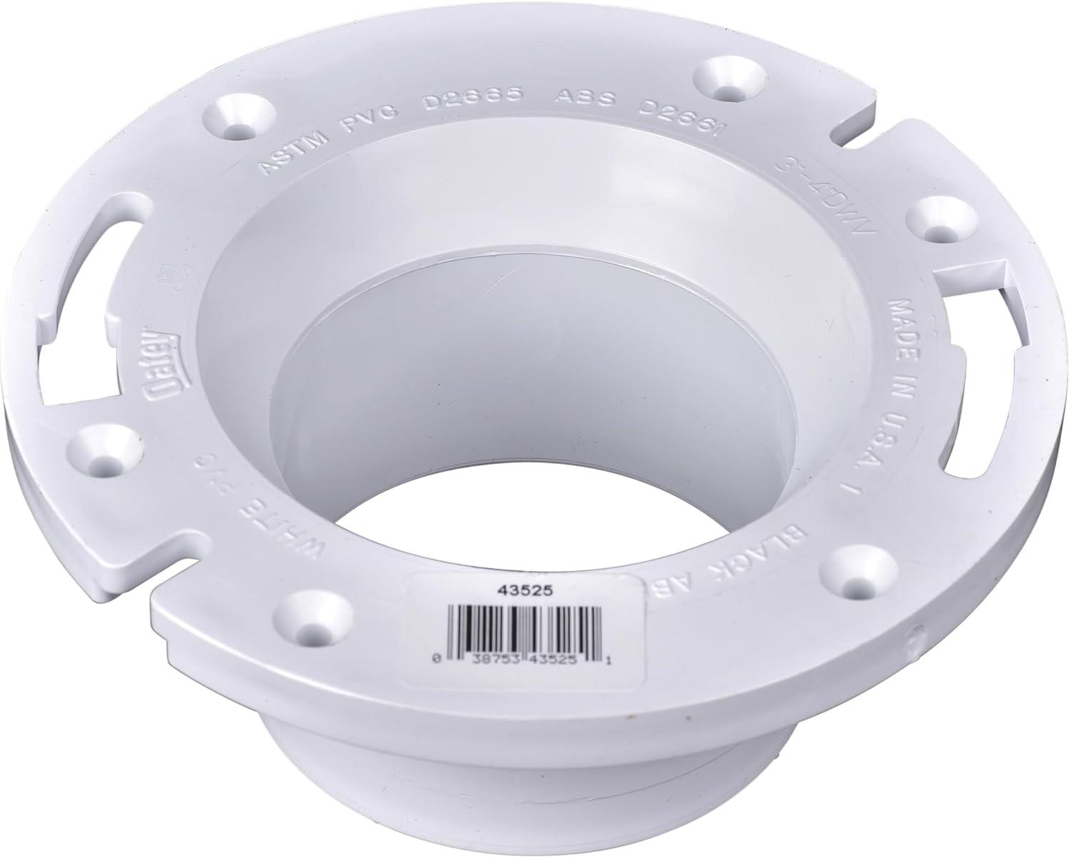 Oatey 43525 Pvc Long Pattern Flange