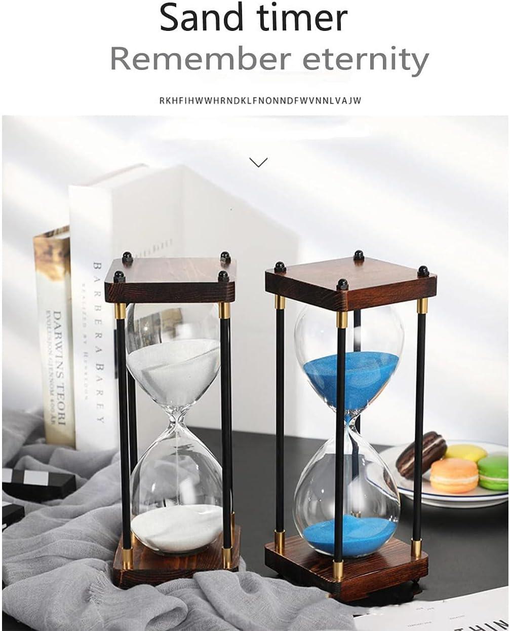 Large Sand Timer, Hourglass Timer 60 Minutes ,Vintage Wooden Hour Glass Timer