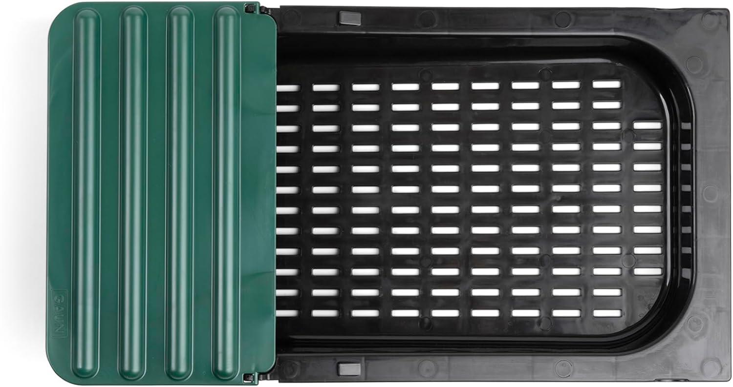 Compact Style 3 Compartment, Forward Rollout & Rollaway, Hen & Chicken Nesting Box with Protective Egg Laying Collection Lids