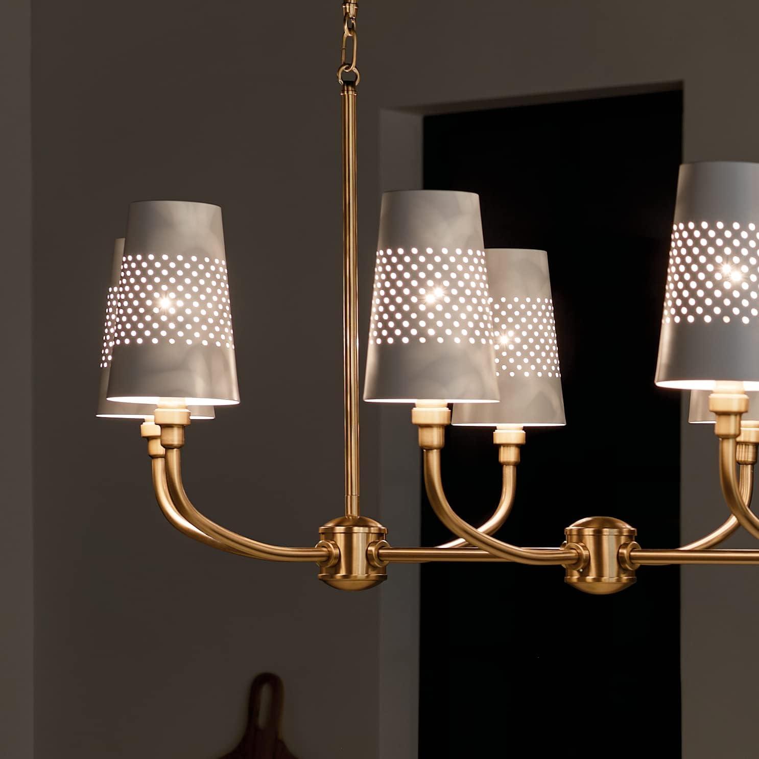 Kichler Lighting Adeena 8 - Light Chandelier in  Brushed Natural Brass