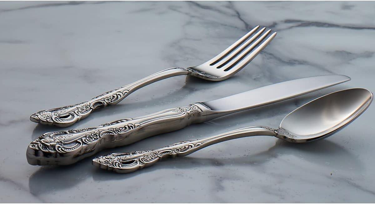 Michelangelo Ornate Stainless Steel 6-Piece Flatware Serving Set