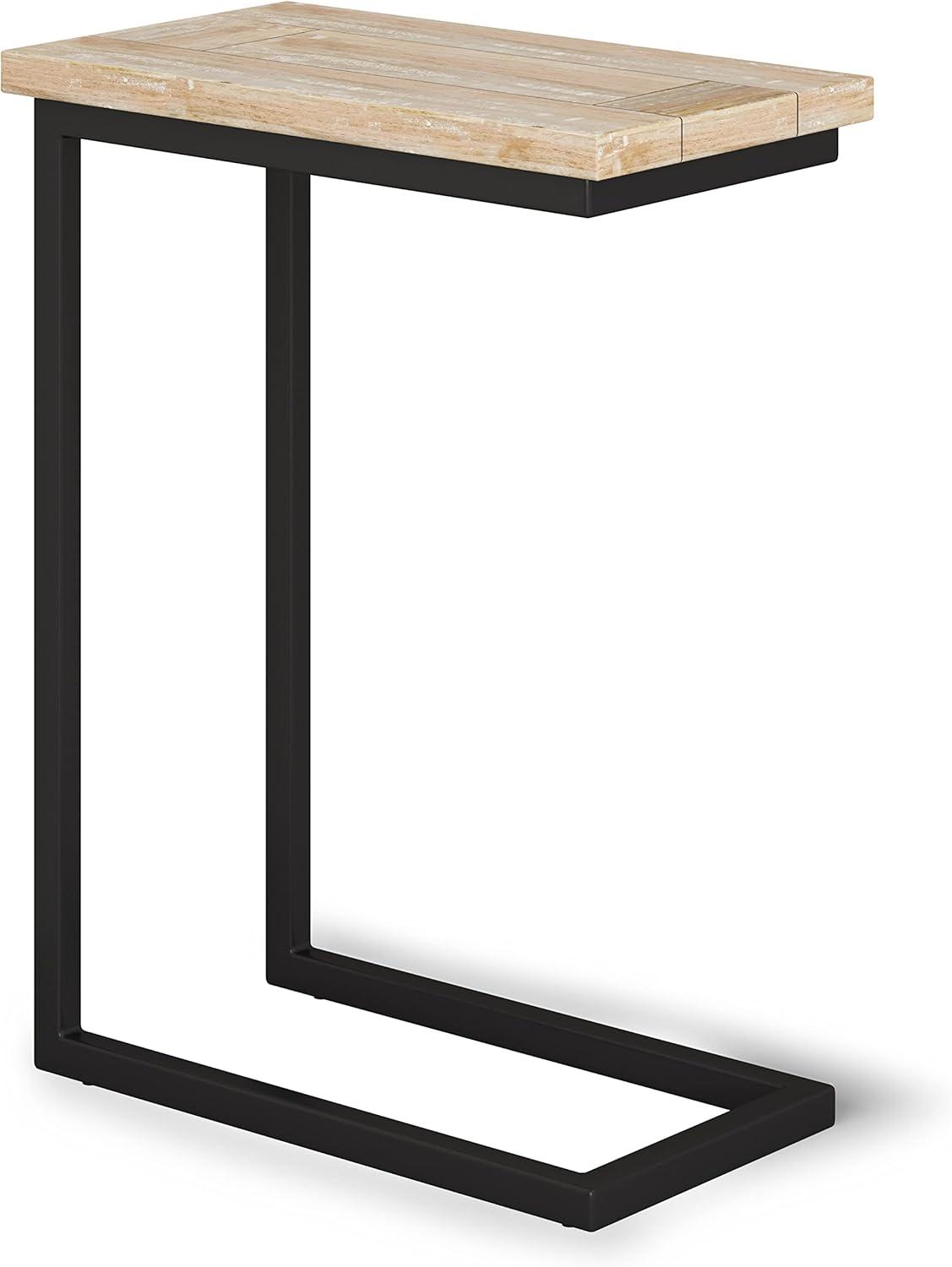 Simpli Home Skyler Solid Mango Wood C Side Table & Reviews | Wayfair