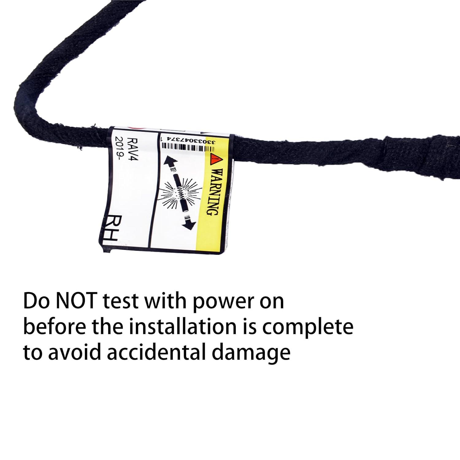 Electric Tailgate Power Liftgate Support Shock Struts Replacement for 2019-2021 Toyota RAV4 2.5L 68910-42060 68920-42020