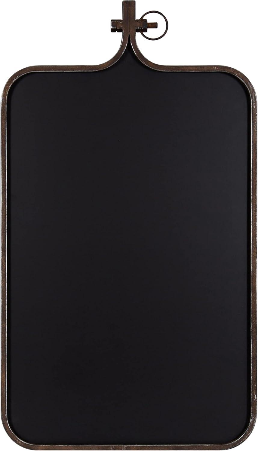 Yitro Industrial Bronze Magnetic Chalkboard with Ornamental Crown, 20x35