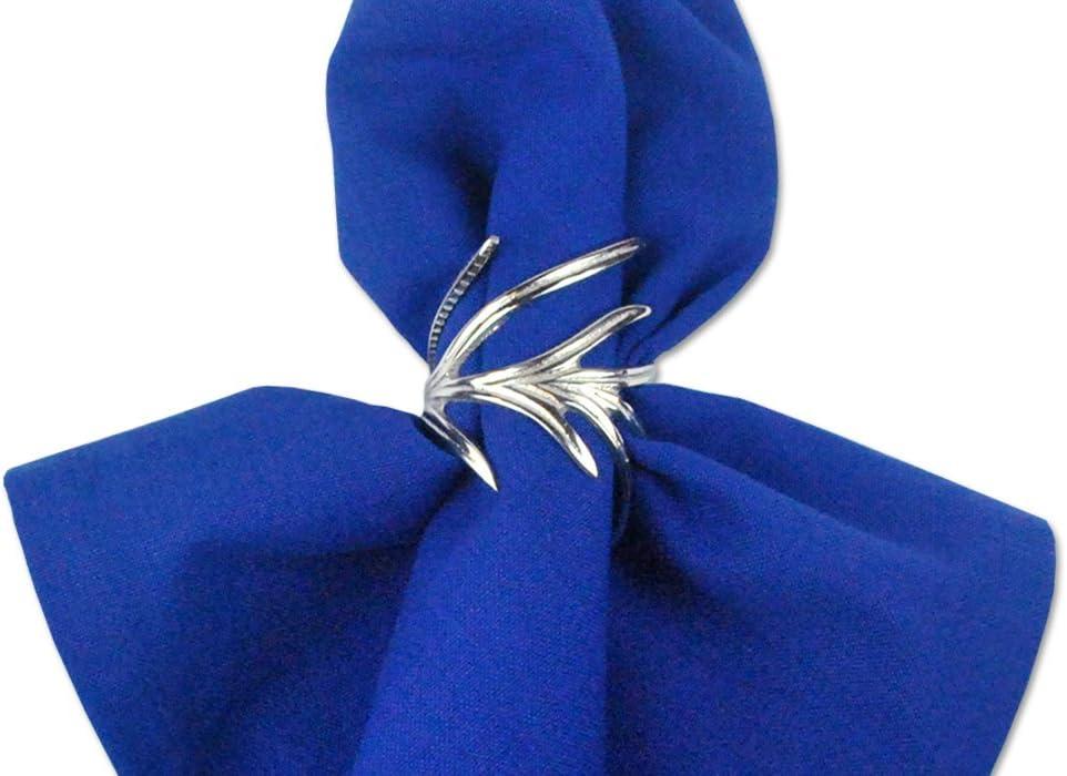 Antique Silver Branch Napkin Ring (Set of 6)