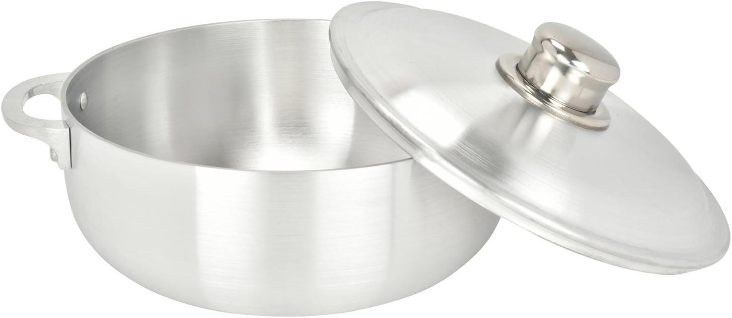 Chef PRO Commercial Grade Aluminum Caldero Stock Pot, 3.8 Quarts