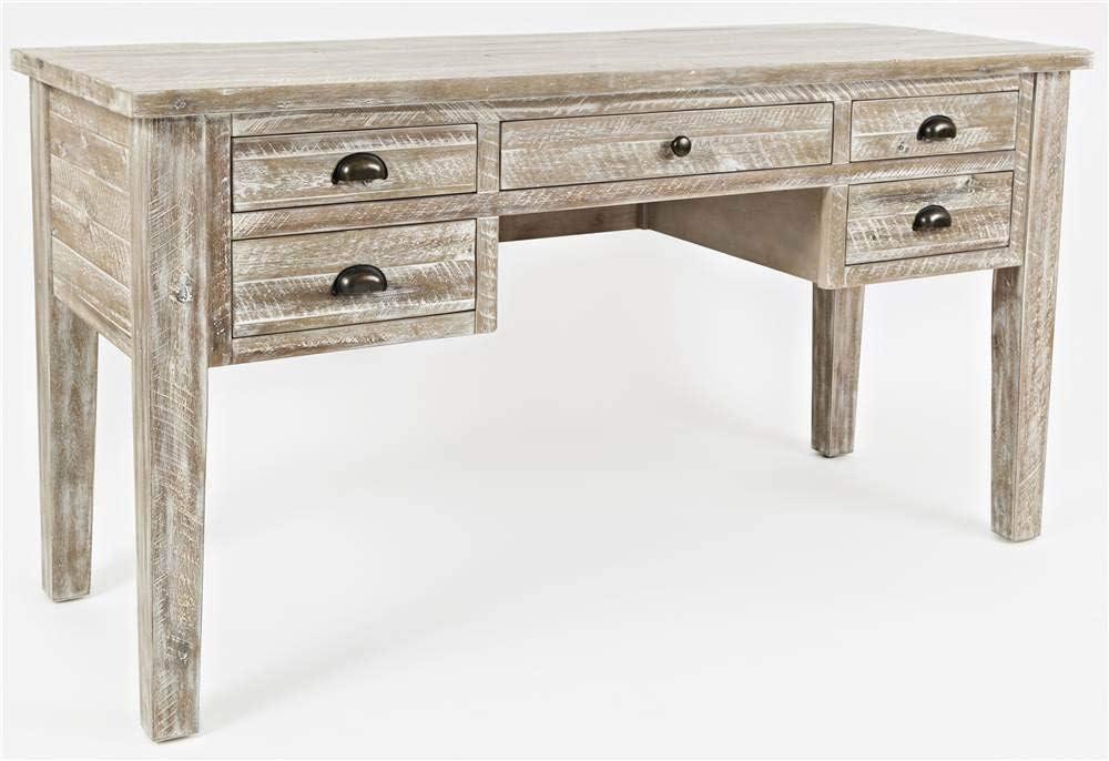 Artisan's Craft 5-Color:Washed Grey,Quantity:1,Style:Drawer Desk