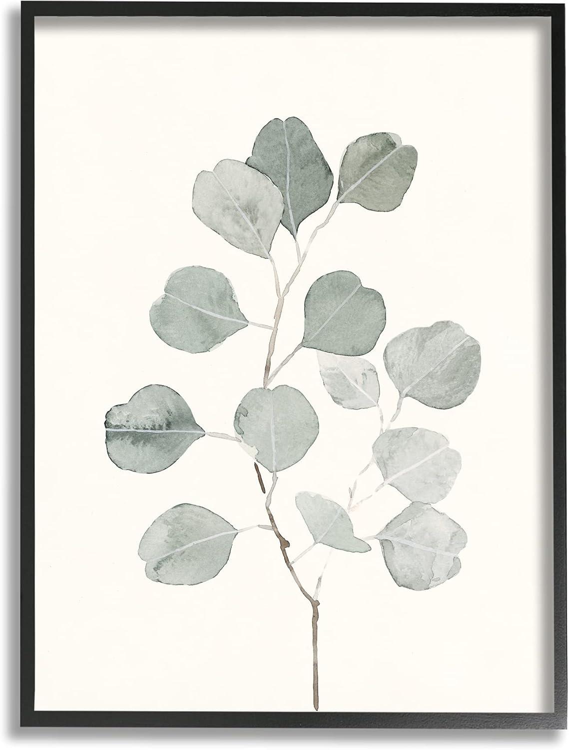 Stupell Industries " Flattened Sage Botanical Stem Delicate Leaf Plant " by Emma Caroline Painting Print